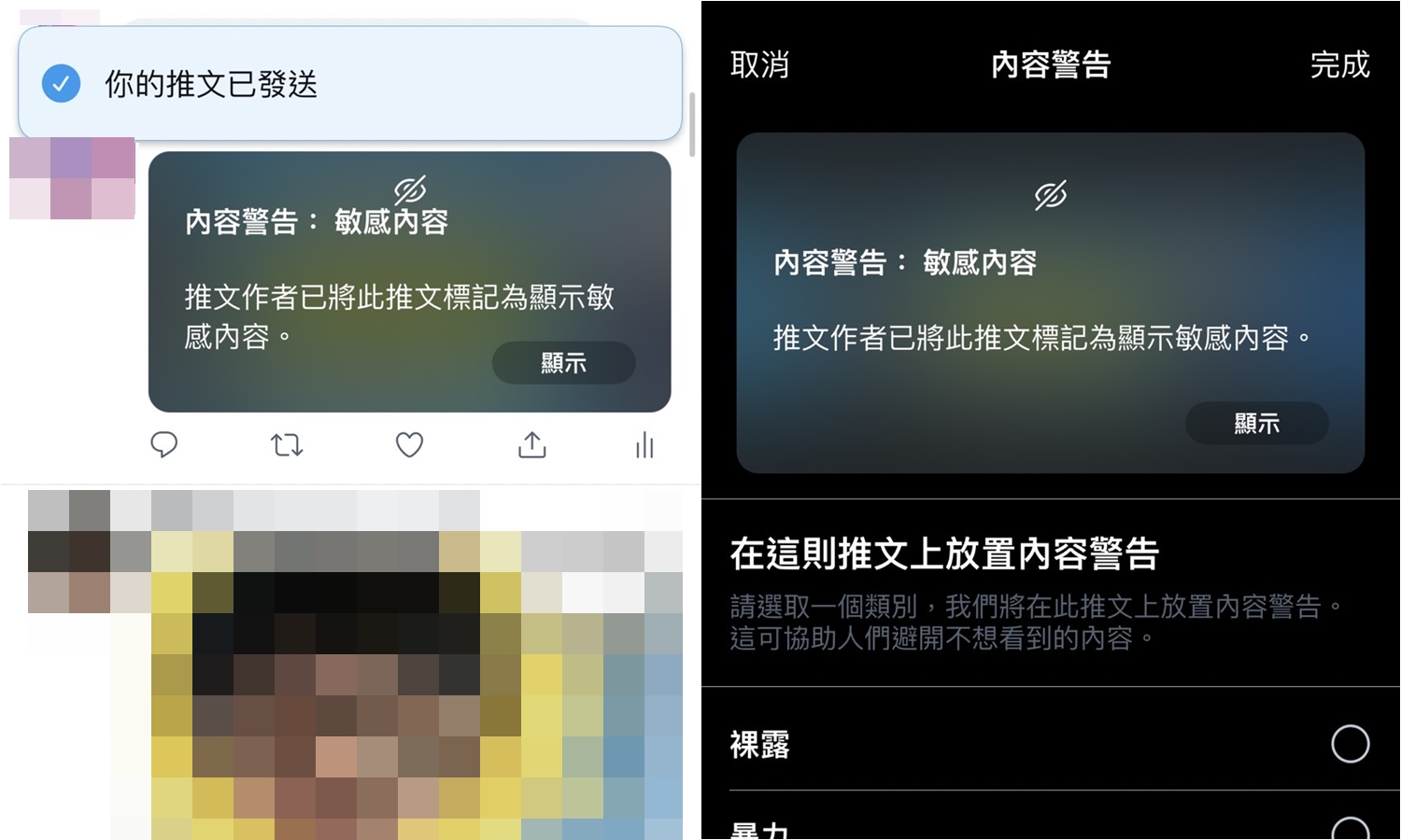 【科技新知】Twitter怎麼將圖片設為敏感內容/裸露警告標示？推特上傳圖片模糊教學